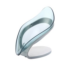 瀝水香皂盒肥皂架 浴室瀝水收納 簡約造型設計 防滑穩固 易於清潔, 藍色, 1個