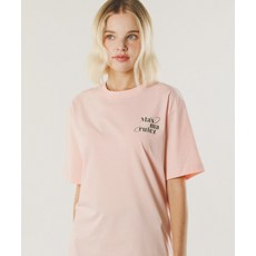 마스마룰즈 mars planet cool cotton T-shirt _Baby Pink