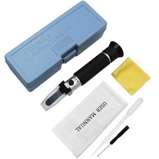 저항계 당도계 맥주 측정기 굴절계 와인 ATC 농도 알코올 테스터 휴대용 0-80%, 2.With Box