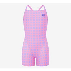 [브랜드정품]아레나 아레나 리틀체크 아동 3부 반신 수퍼플라이백 A5BG1GL02 ( PNK JAD ) 강습수영복 휴가수영복