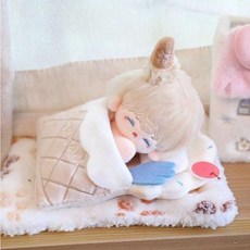 10cm 인형 침낭 이불 인형옷 솜인형 꾸미기 소품, 1개