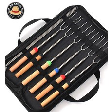 바비큐 마시멜로 꼬치 10p세트 캠핑바비큐마시멜로꼬치, 1