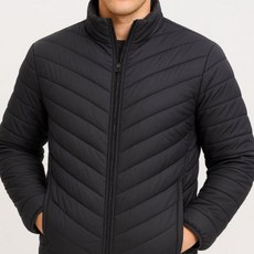 남성 웰론 가벼운 패딩 점퍼 4006 겨울 등산 캠핑 운동 일상 외출 편한 나일론 경량 점퍼 남자