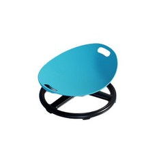 감각통합 전정 균형의자 원형 회전 훈련 놀이기구, 1개, 스카이블루 대형 40 45cm