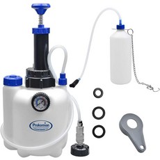 Prokomon 3L 수동 브레이크 블리더 유체 펌프 1L 병 포함 대부분의 차량 1인용 작동에 적합 109037, 4pieces