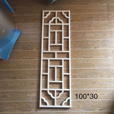한옥 창호지문 문살 민속 파티션 문창살 창살 한지문, 100x30