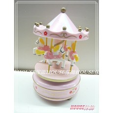 House傢飾 旋轉木馬音樂盒 天空之城音樂鈴