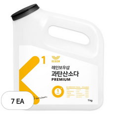 레인보우샵 과탄산소다 프리미엄 본품, 1kg, 7개