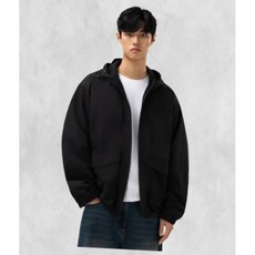 언더오프 2way 후드 윈드브레이커 자켓 점퍼 블랙 307564