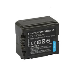 VWVBG130 VWVBG070 VWVBG260 SDRH20 SDRH28 SDRH258 HDCSD1 카메라 배터리 VW VBG130 1500mAh, 4.1 Battery, 1개