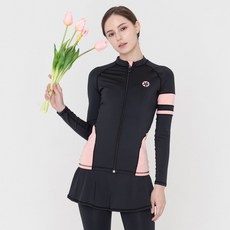 hmus 女款衝浪長袖拉鍊上衣