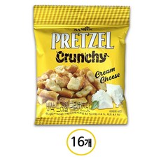 삼진 바삭프레첼 크림치즈맛, 16개, 45g