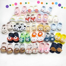 立體卡通造型寶寶襪 舒適棉防滑點膠地板襪 嬰兒襪 新生兒襪