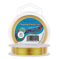 멀티퍼포즈 원형 구리선 손공예 DIY 주얼리 공예 고정 감기, 1, 금색,100000x0.3mm