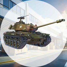 프라모델 미국 경전차 M41A3 워커불독 소품 장식 탱크프라모델 미니어쳐 탱크모형 장식품
