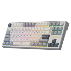 로얄클루지 RKR87 프로 RGB 기계식 유선 키보드, 제조사축, 코롤라축, 하프 그레이