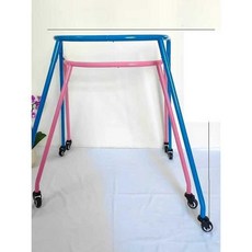 롤러 스케이트 보행기 보행 보조기 손잡이 헬프 보조 기구, 1개, 두꺼운 핑크 (135-160)