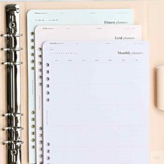 온지니엘 A5 6공 리필지 스케줄관리, (24 프리퍼퓸)