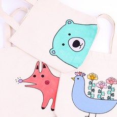 가방 신발주머니 만들기, 5개, 모란