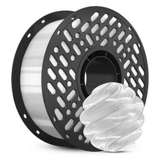 CaiLab PETG 3D 프린터 필라멘트 1.75mm 1kg 고인성 친환경 소재 | 뱀부랩 3D 프린터(P1S P2S A1등) 호환, 투명, PETG 1KG 투명, PETG 1KG