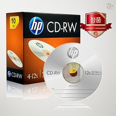 SCS HP CD RW 공CD 재기록 700MB 10입 데이터백업 기록미디어 멀티미디어