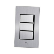 아루 실버헤어라인 전기 전등 3로 3구 스위치 hoo*4584tr, 위너스 아루 3구3로 스위치 실버헤어라인, 1개