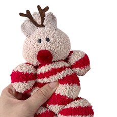 토단(TD) 크리스마스 뽀글이 양말 인형 만들기 1인세트 DIY 루돌프 수면양말 크리스마스소품, 토단 크리스마스 뽀글이양말인형 만들기_1인세트