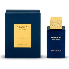 Arabian Shaghaf Oud Ahmar 香水 男女適用, 1個, 藍色XX,100ML