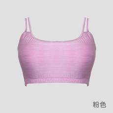 慕奶衣【602】無鋼圈 膠原蛋白布料 超舒適 零著感 內衣 新款推薦, 1個, 粉色,XXL38-40
