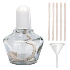 티마트 클래식 스타일 알코올 램프 랩 메체로 드 알코올 가열 150ml 예비 면직물 5개 및 플라스틱 깔때기 1개 포함