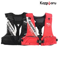 카제 다용도 구명복 구명조끼 낚시조끼, 블랙