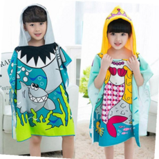 MJ0 아동 후드 비치타올 신생아목욕타올 판초비치타올, 아동비치타올 해적