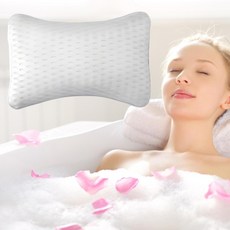 욕조용 흡착식 논슬립 목욕 베개 여성 남성 어머니 아버지를 위한 머리와 목을 위한 욕조 베개, 01 빠른