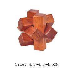 3D입체퍼즐 목재 두뇌 IQ 게임, N