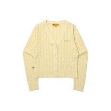 KODAK 케이블 브이넥 가디건 우먼 IVORY