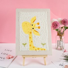 보람창고 액자형 펀치니들, 16.아기기린, 1개