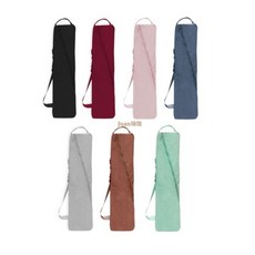 暖色素款瑜伽袋 防潑水斜邊口袋置物可調整式瑜珈袋, 1個, 棕