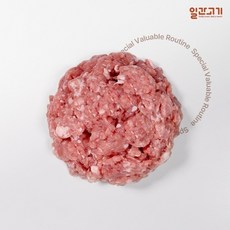 [일간고기][냉장] 국내산 한돈 전지(앞다리살) 다짐육 500g, 없음