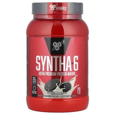 Syntha-6® 울트라 프리미엄 단백질 매트릭스 쿠키 앤 크림 1.32kg(2.91lb) BSN, 1319 g, 1개, 1.32kg