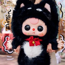 베이비쓰리 2세대 블라인드 박스 빅 베이비 돌 생일 선물, 용감한 고양이 (개봉 확인), 100  정품 (공식 정품)