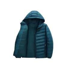 羽絨外套男女25年新款大碼連帽情侶款輕薄禦寒防風防水登山機車外套