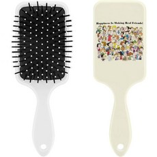 스누피 패들 브러시 헤어 빗 엉킴 없는 두피 마사지 스타일리시 여성용 남성용 더비스트피 유니섹스 마사지 윤기 있고 매끄러운 관리 캐릭터 귀엽고 편리함 인, 스누피 패들 브러시, 헤어 빗, 엉킴 없는 두피 마사지