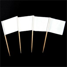 이쑤시개 깃발 장식 일회용이쑤시개, 1개