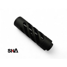 SNA 電槍槍口裝飾套件，多色可選，輕量耐用，個性化改裝配件, 1個, SNA031-1BL  (亮黑色) (bright black)