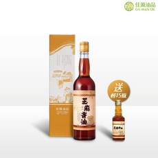 佳源油品 小磨芝麻香油 600ml, 1個