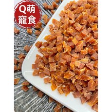 Q萌寵食屋 天然手作零食 香烤牛肉丁 寵物零食 狗零食 貓零食 牛肉, 1個, 100g, 牛肉