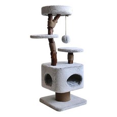 【喵吉】Doter 寵愛物語 森林小島貓跳台(CT120) 梨木貓跳台 絨布貓跳台 草繩貓跳台, 1個, CT120 森林小島貓跳台