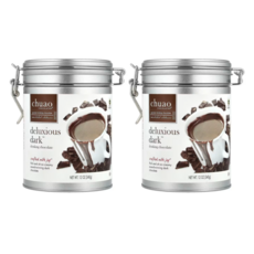 Chuao Chocolatier 드링크 초콜릿 De럭셔스 다크, 2개, 340g