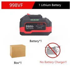 198VF BMS가있는 Makita 전동 공구 교체 배터리 용 충전식 리튬 이온, 03 1 x 998VF, 01 빠른
