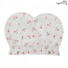 아가방 중계점 체체 손싸개 (PINK) *2025년 NEW ITEM* 새콤 달콤 체리 패턴 디자인 소프트한 소재 가볍고 편안한 착용감의 귀엽고 데일리한 손싸개